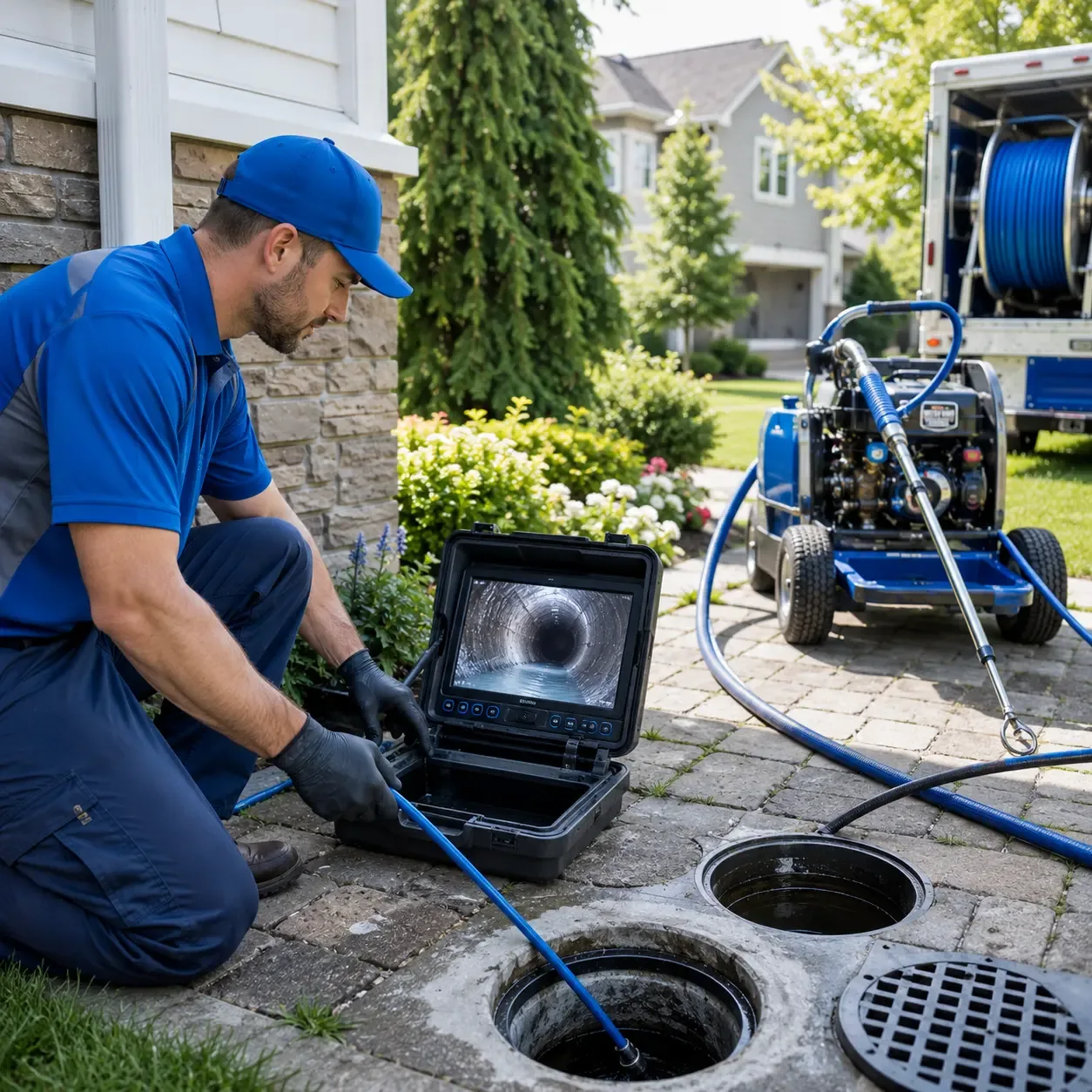 Outdoor drain cleaning professionals serving Larrabee, IA